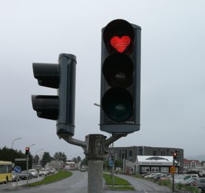 Semaforo ad Akureyri